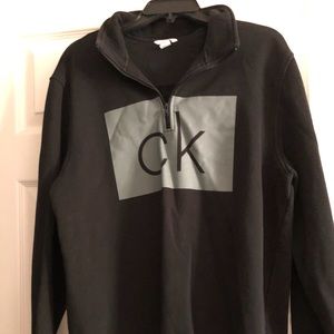 Calvin Klein zip collar sweatshirt